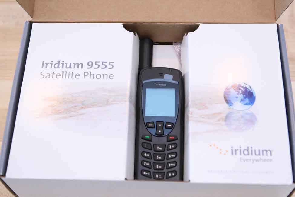 Iridium 9555 Satellite Phone works anywhere in the world