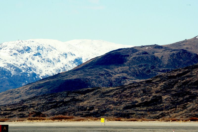 Panoramic view of gorge I landed in at Narsarsuaq, Greenland